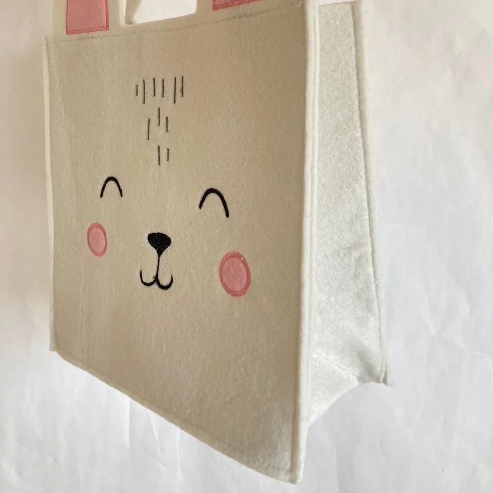 Paper Source Bunny Felt CRAFT Tote Bag, 10